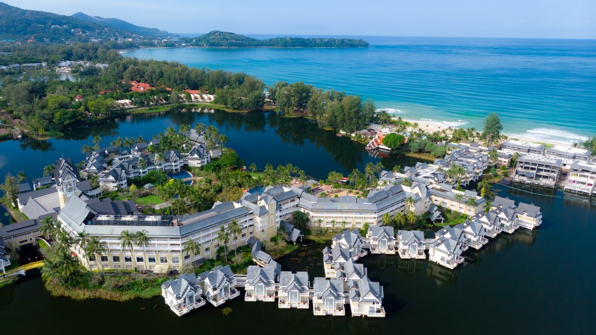 aerial view of Angsana Laguna Phuket resort, Thailand