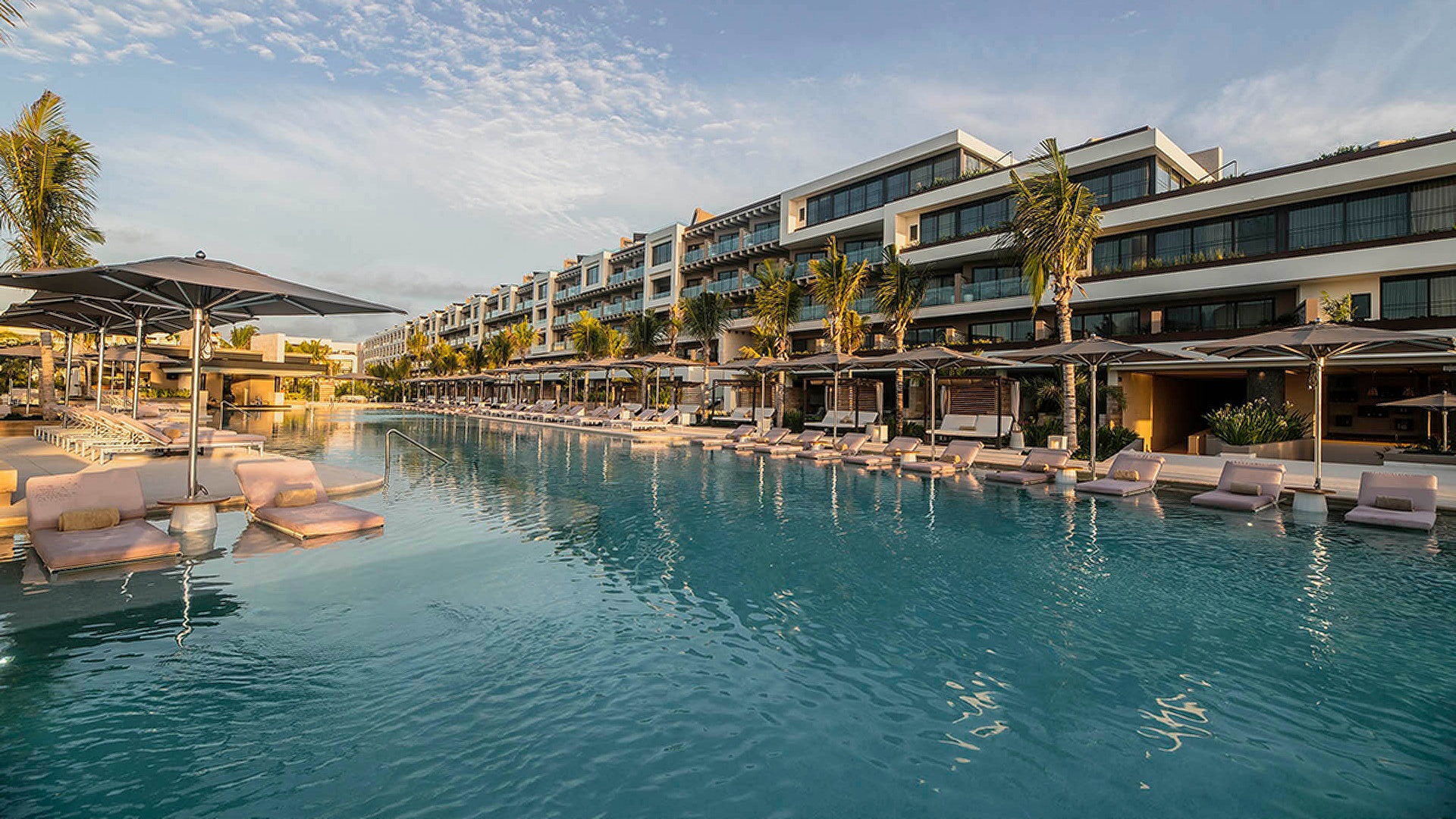 Pool view at Atelier Playa Mujeres in Cancun ,Mexico