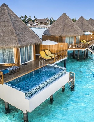 Mercure Maldives kooddoo resort overwater villa