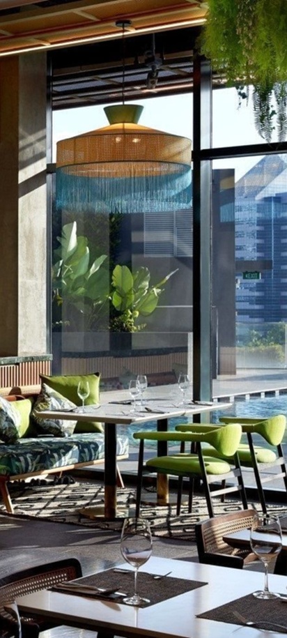 the Verandah Rooftop Rotisserie restaurant, located on the 7th floor of the Momentus Hotel Alexandra in Singapore