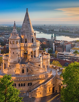 a scenic view of the city of Prague, Czech Republic