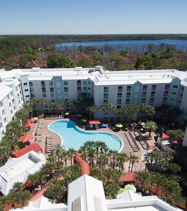 holiday inn resort orlando aerial view