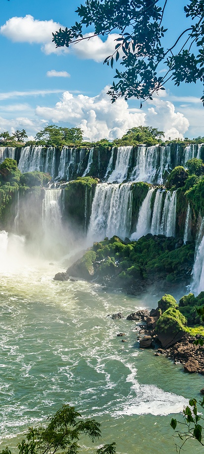 View of Iguazu Falls