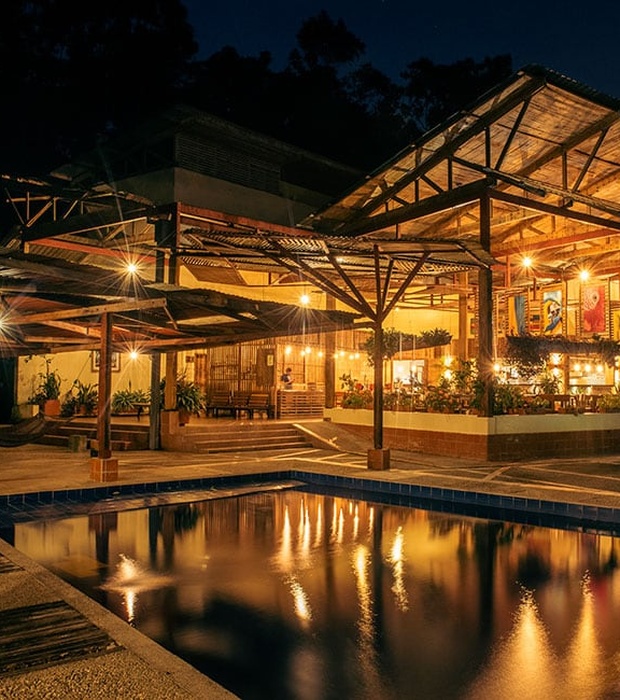 Itamandi Eco Lodge view with pool