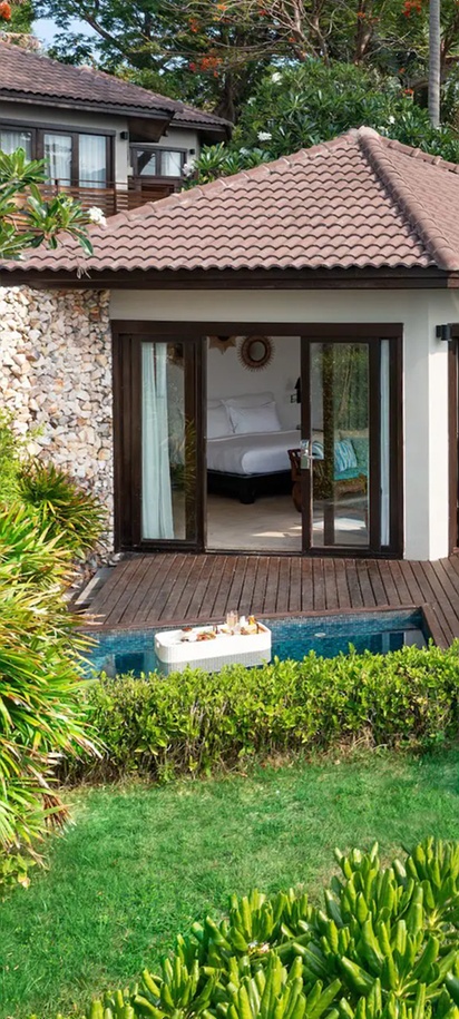 a private villa at the SAii Koh Samui Villas resort in Thailand