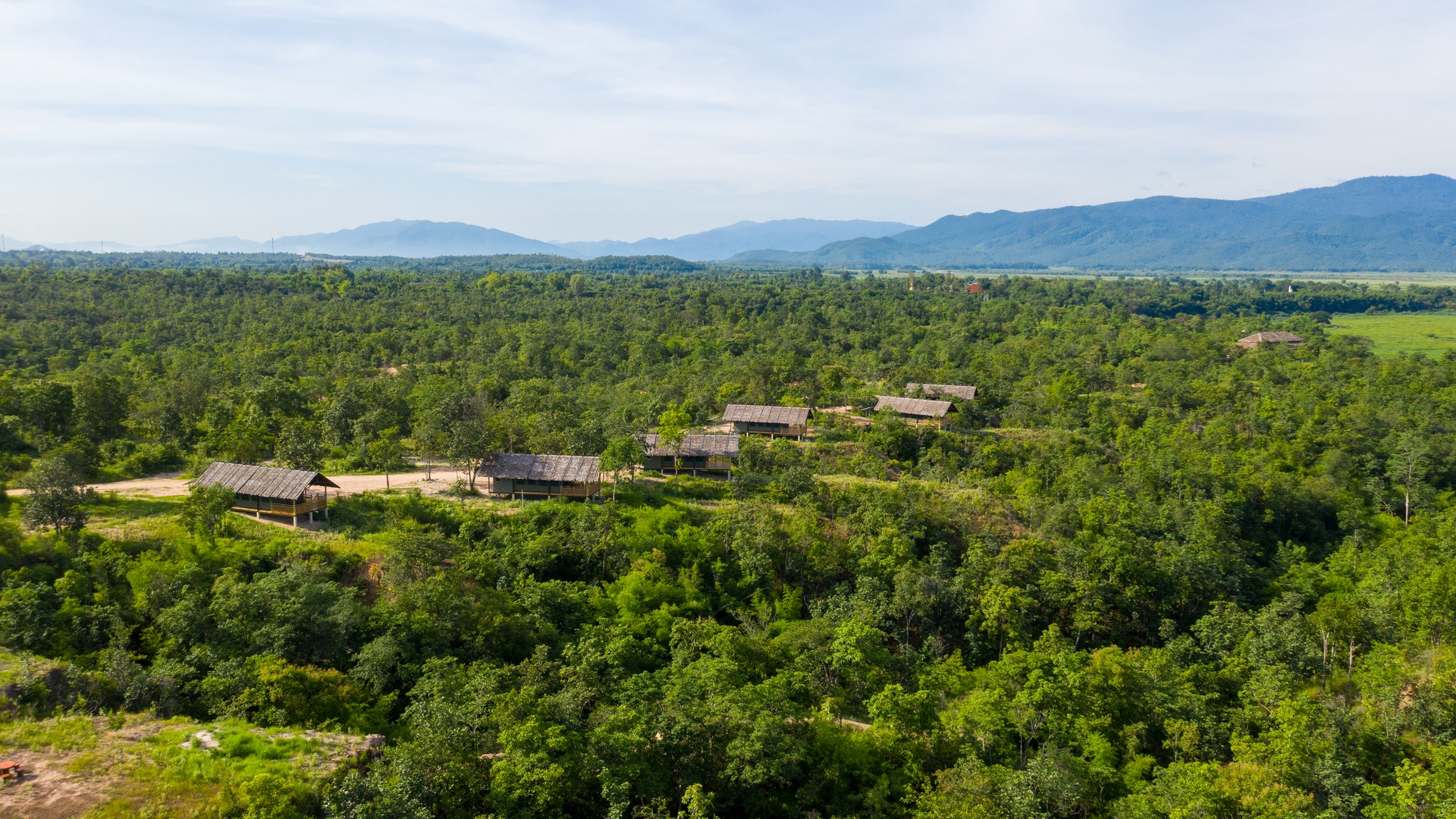 The Bush Camp Chiang Mai aerial view