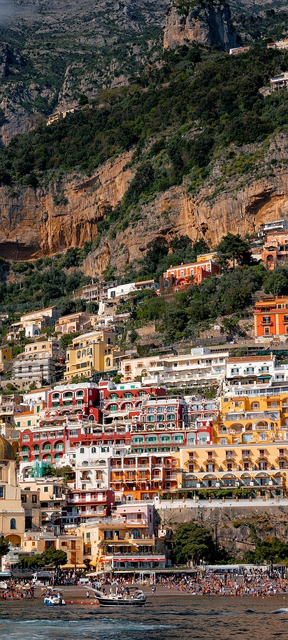 Panoramic view of the Amalfi Coast