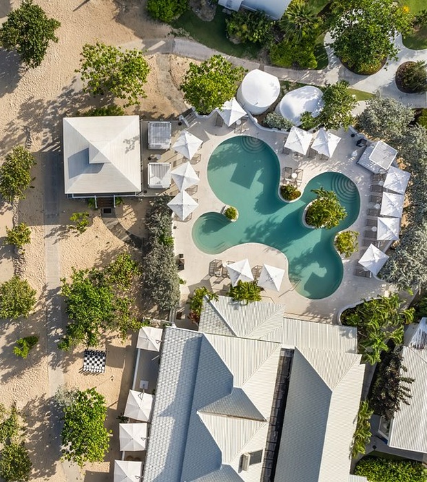 Spice Island Beach Resort aerial view