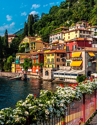scenic view of Lake Como in Italy
