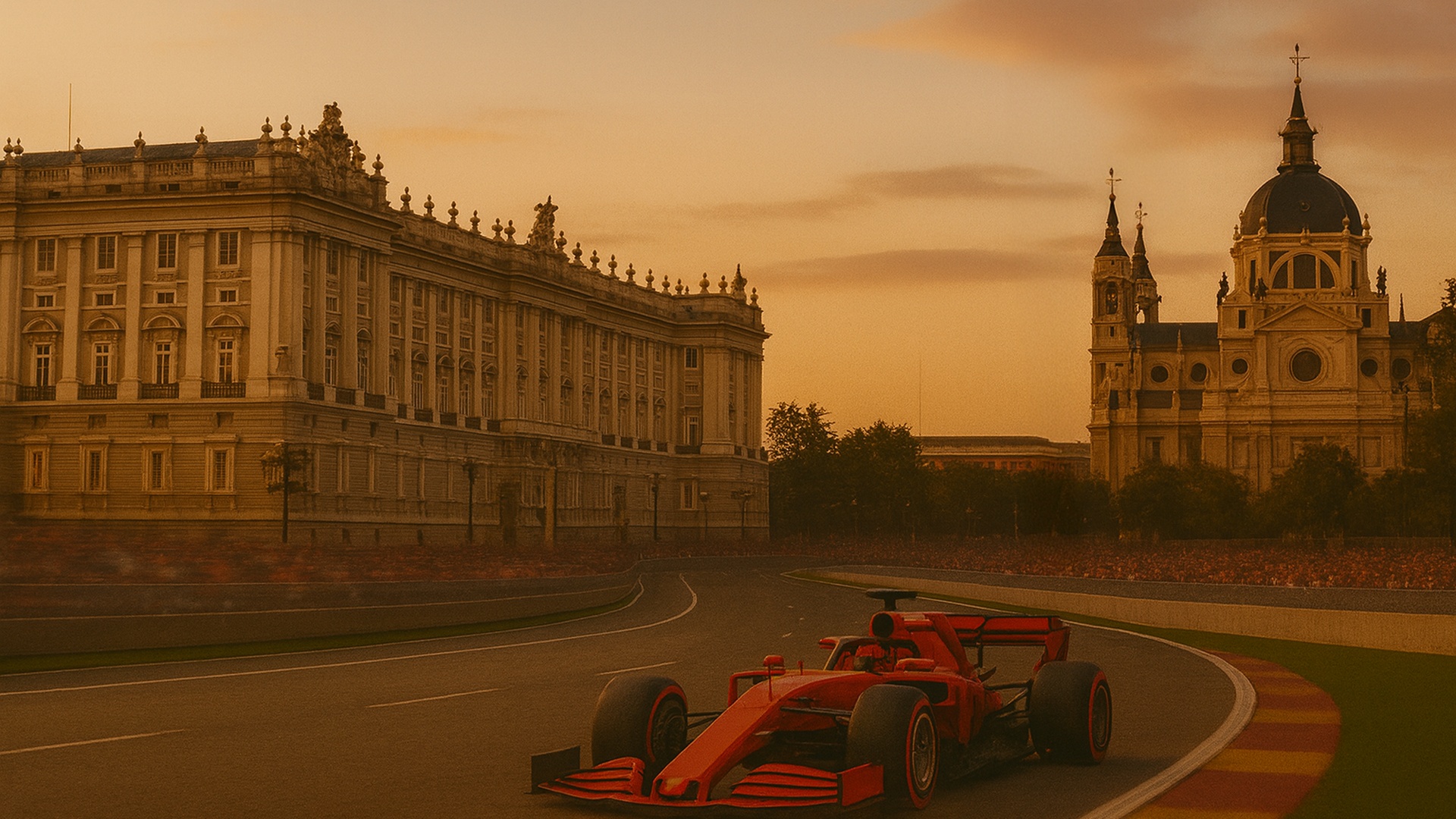 Formula 1 race in Madrid, Spain