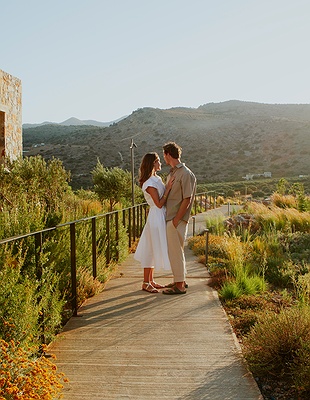 a serene moment on the beach of Domes of Elounda