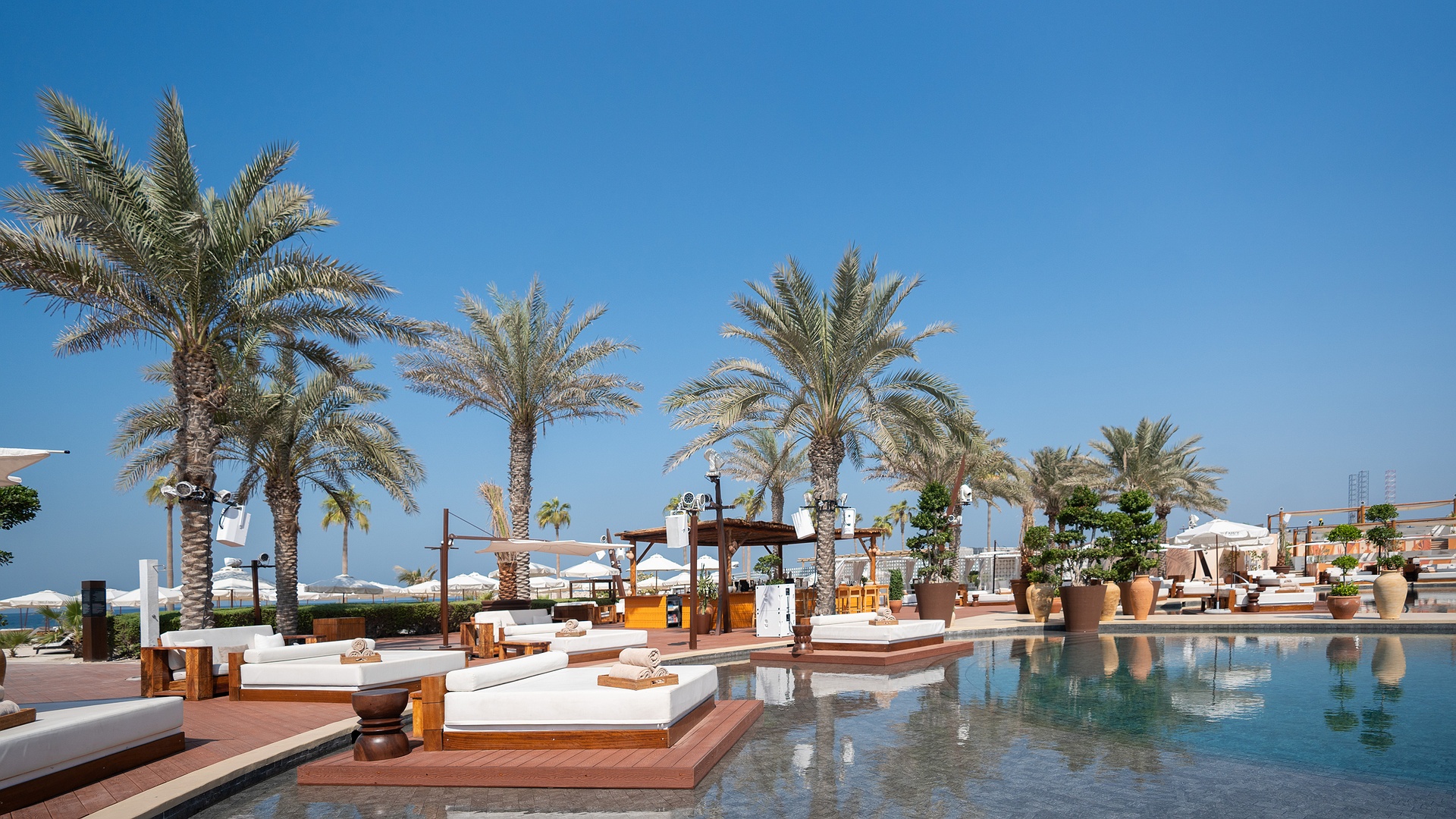 Nikki beach resort and spa Dubai pool