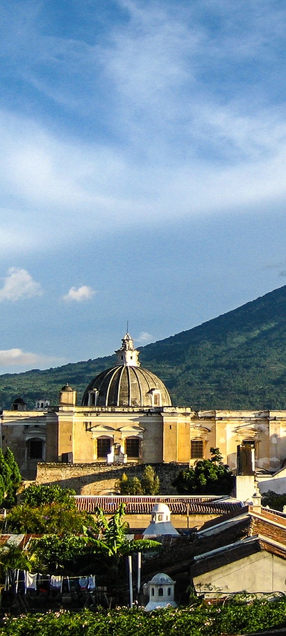 a scenic view of Antigua Guatemala