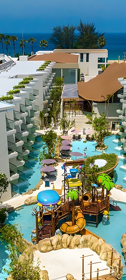 the Phuket Emerald Beach Resort located in Karon, Thailand