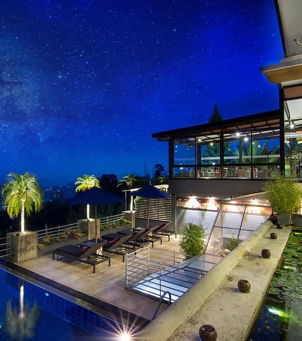 Theva Residence with pool view