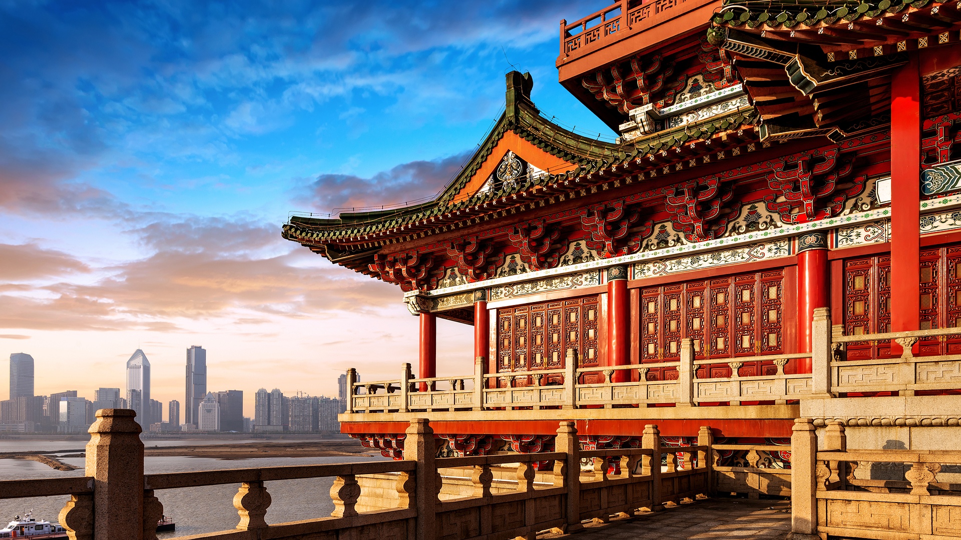 a traditional Chinese pavilion located in Beijing