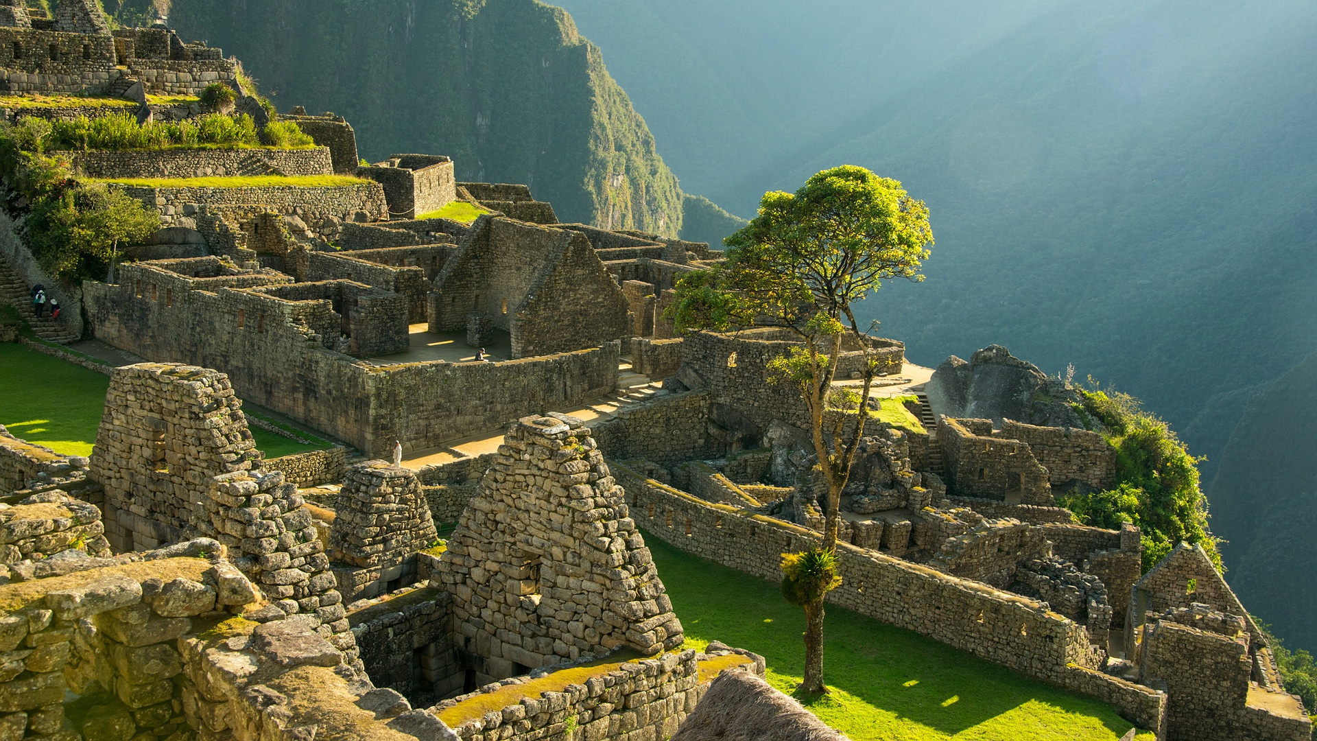 Machu Picchu, the ancient 15th-century Inca citadel located in Peru