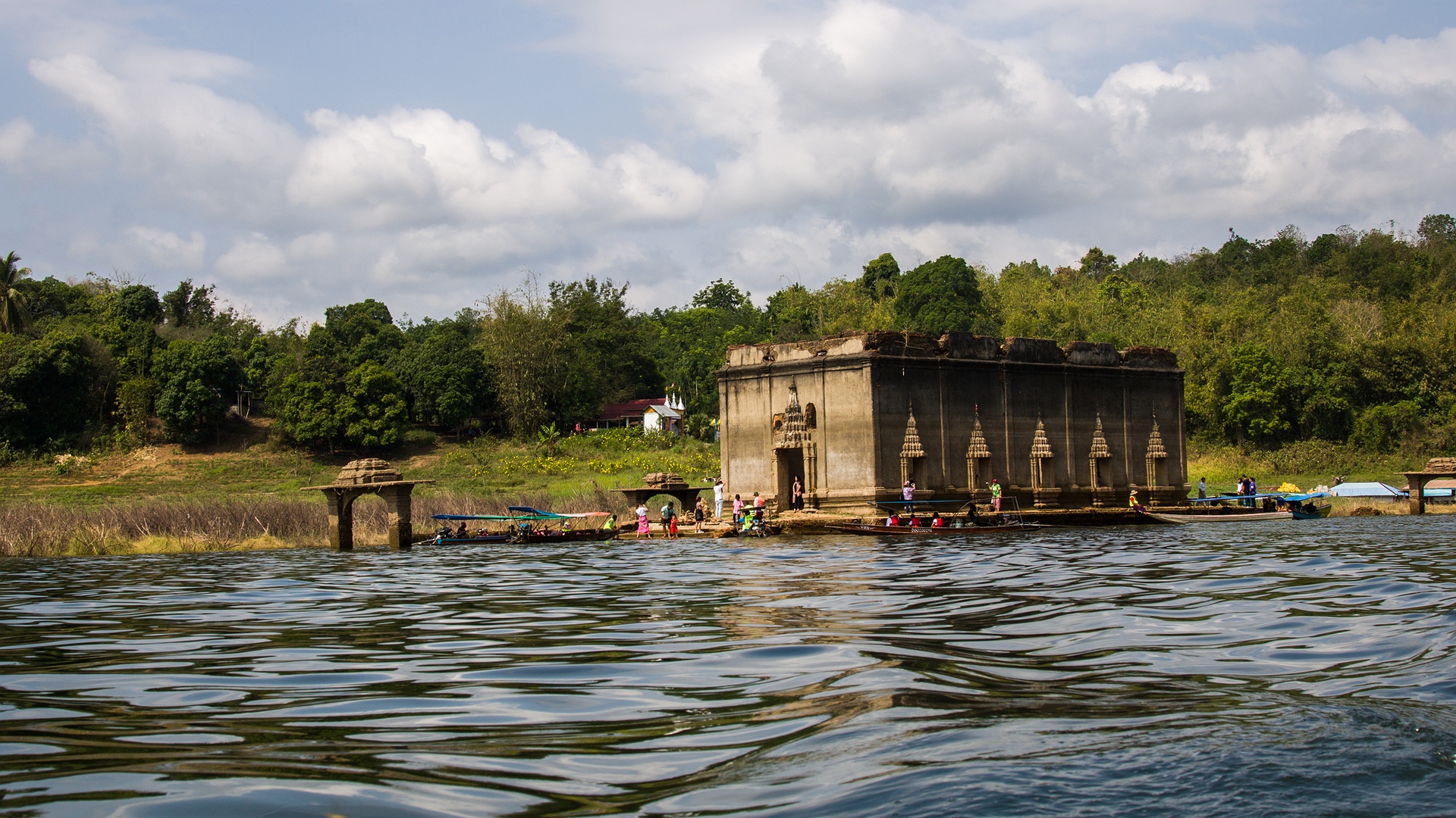 Underwater Temple in Thailand
