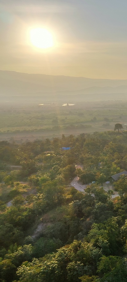 Serene sunset view