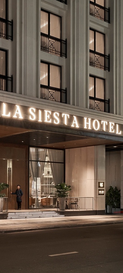 exterior of the La Siesta Premium Saigon hotel