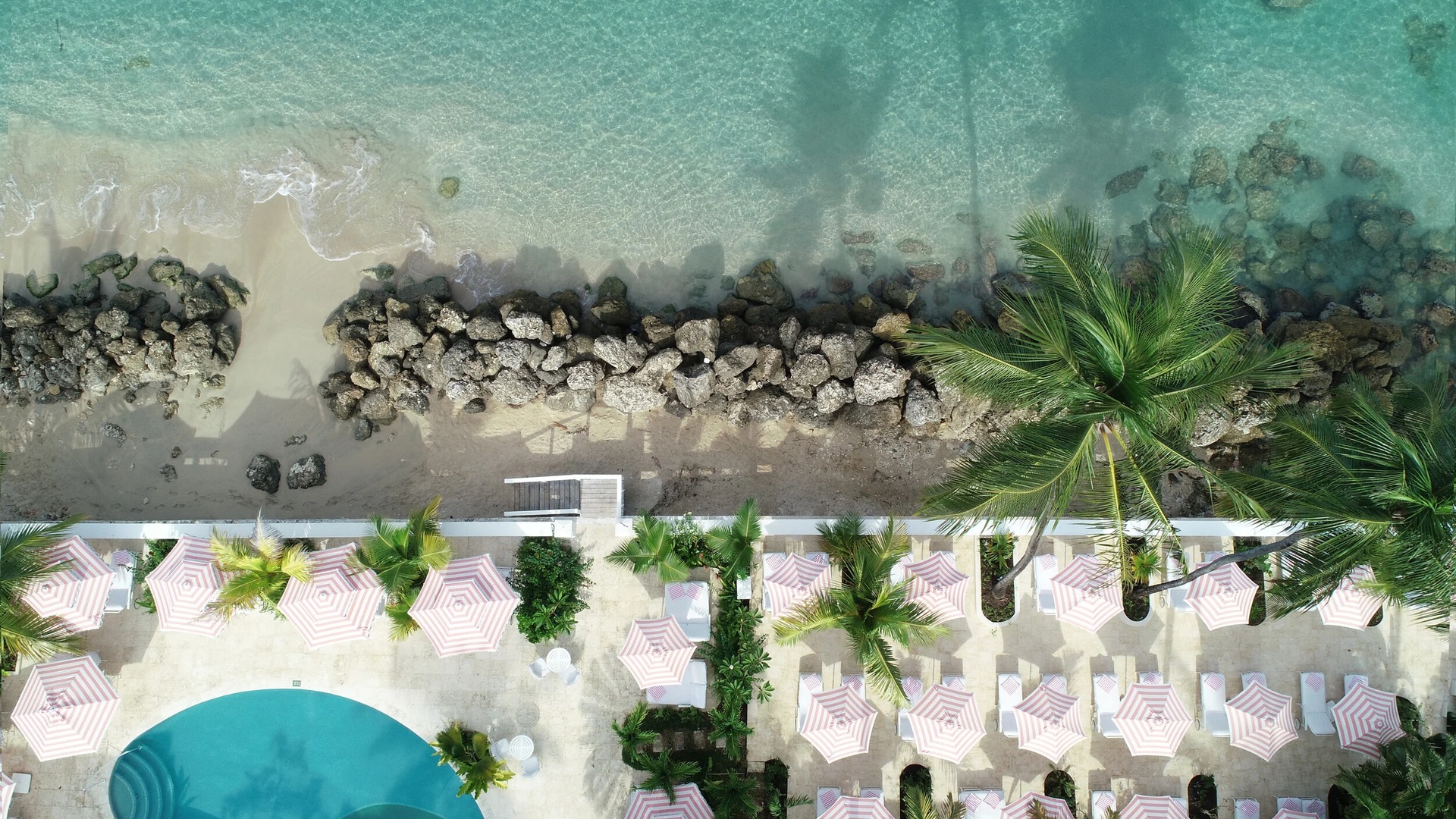 Cobblers Cove aerial view