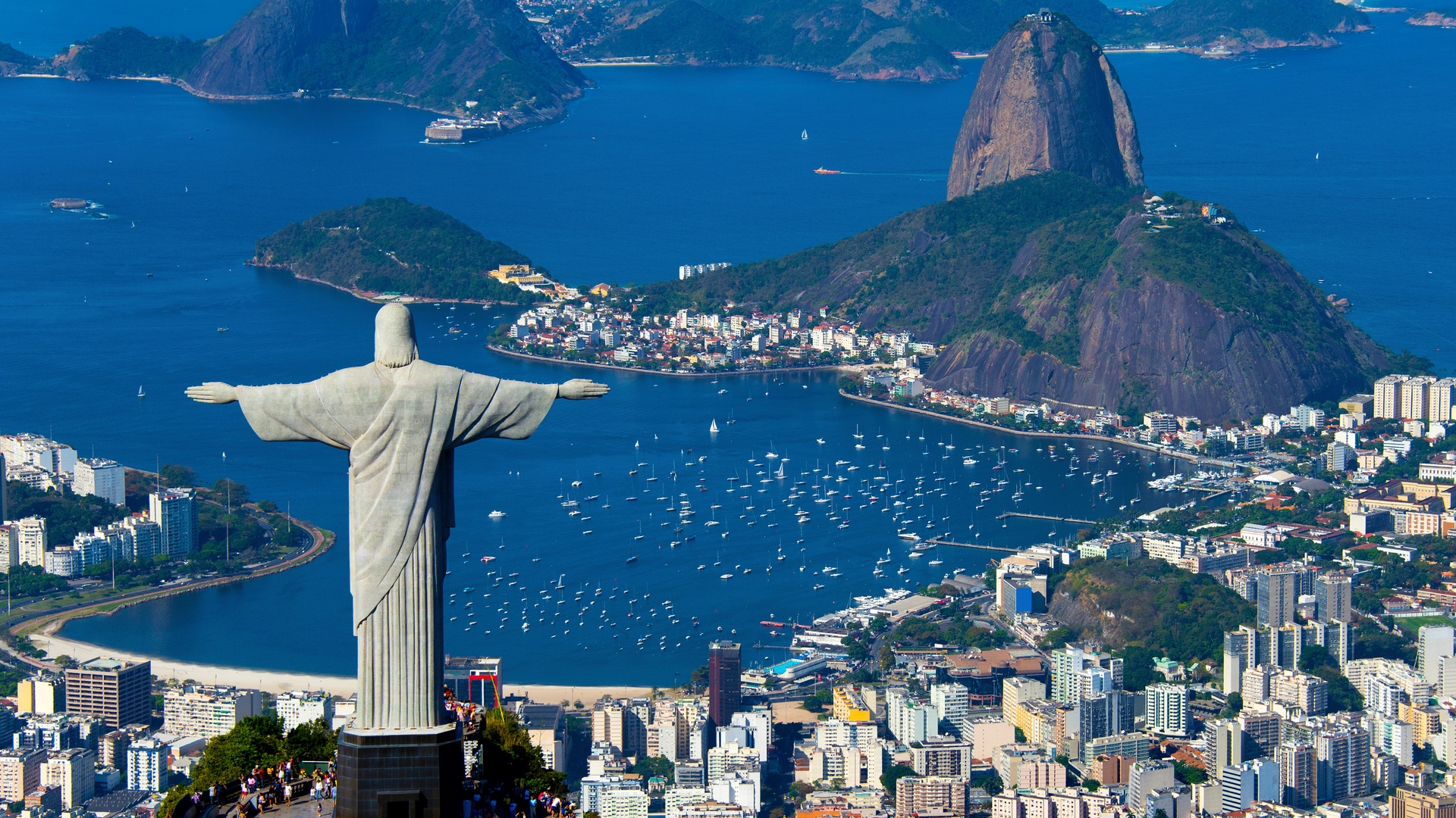 Christ the Redeemer, an iconic statue overlooking Rio de Janeiro,
