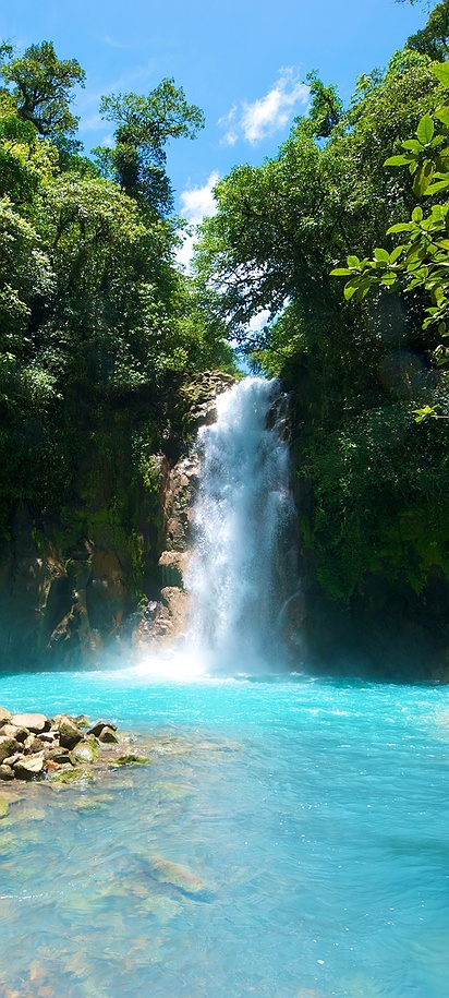 Tenorio Volcano National park in Costa Rica