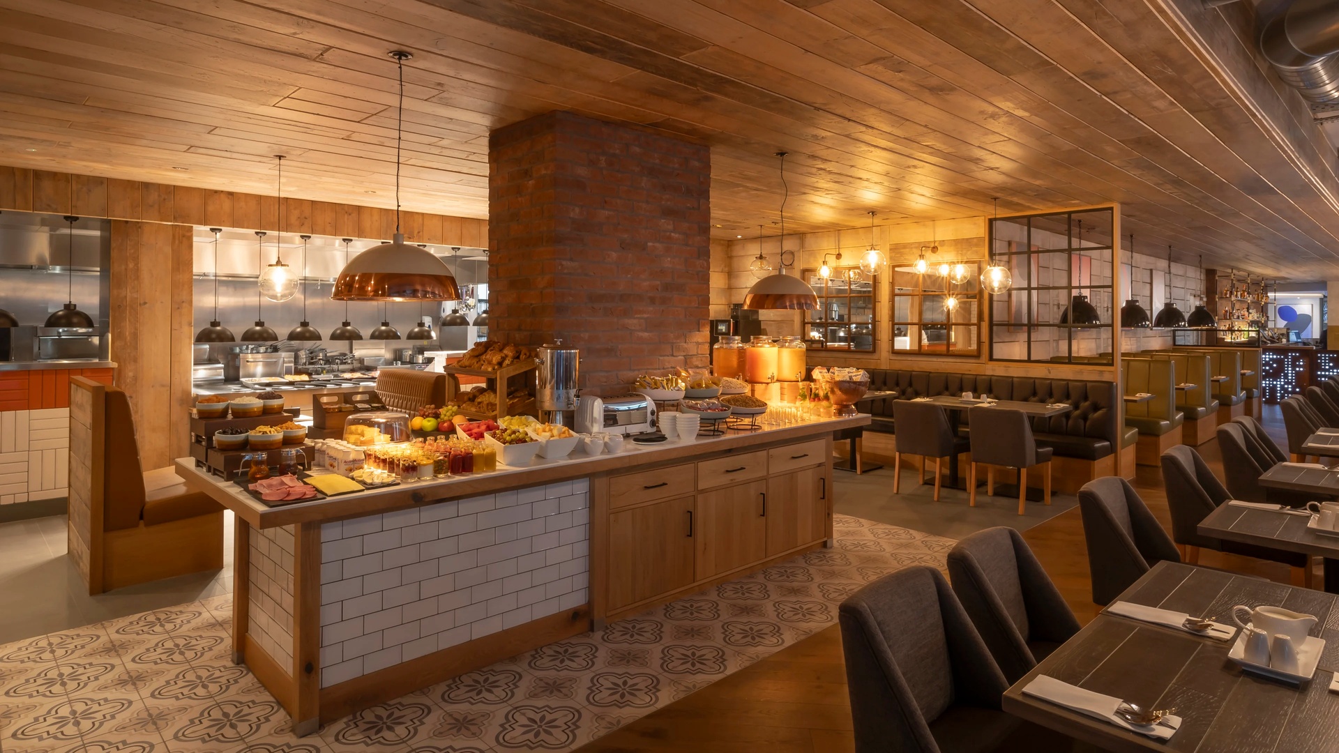 interior of the Maldron Hotel Finsbury Park in London