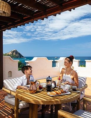 an aerial view of the Cap Maison Resort & Spa located in St. Lucia