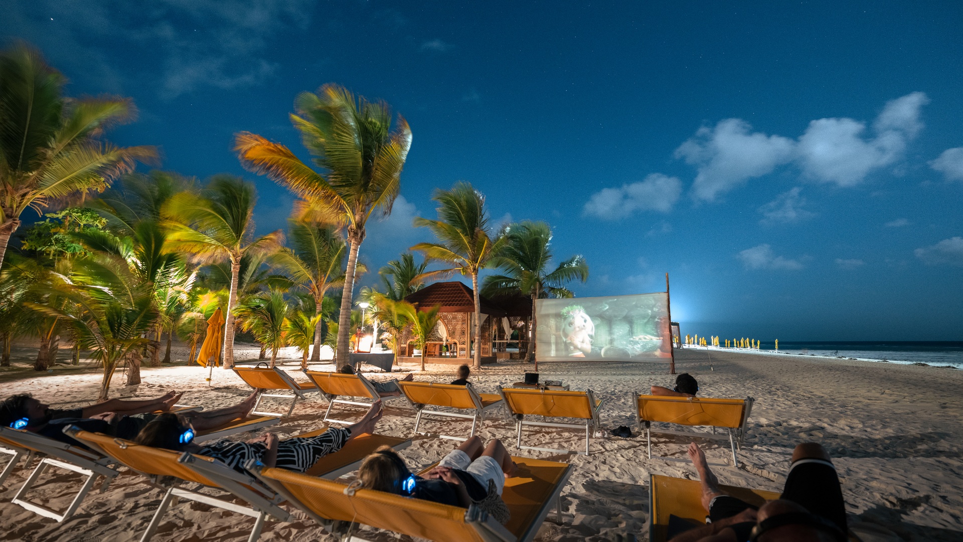 the mora zanzibar movie experience on the beach