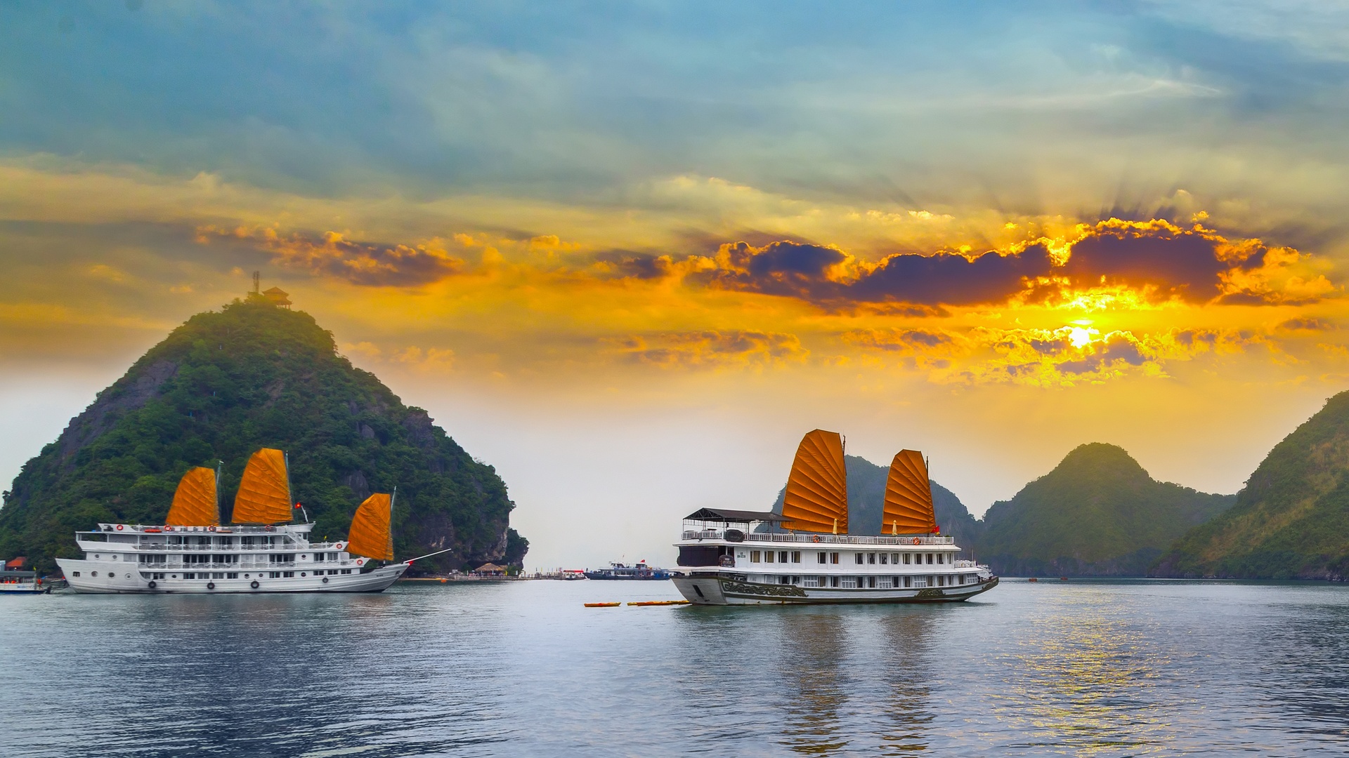Ha Long Bay in Vietnam.
