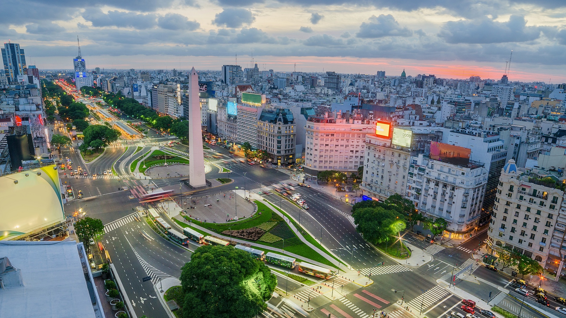 view of the city of Buenos Aires, Argentina