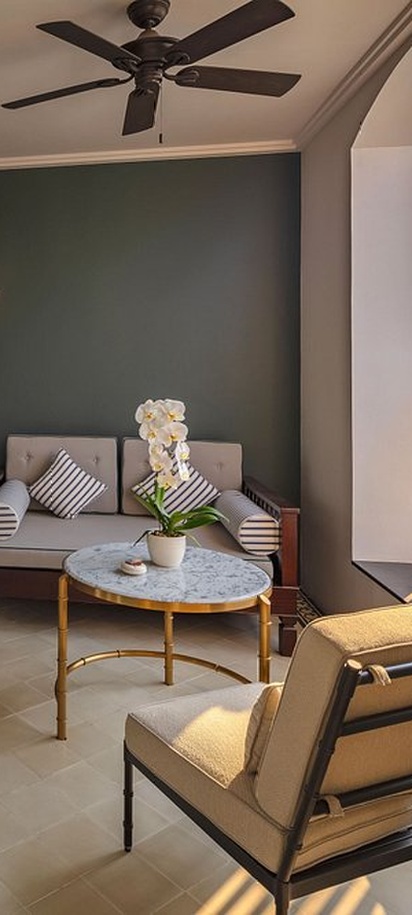 balcony of the Mia Saigon Luxury Boutique Hotel