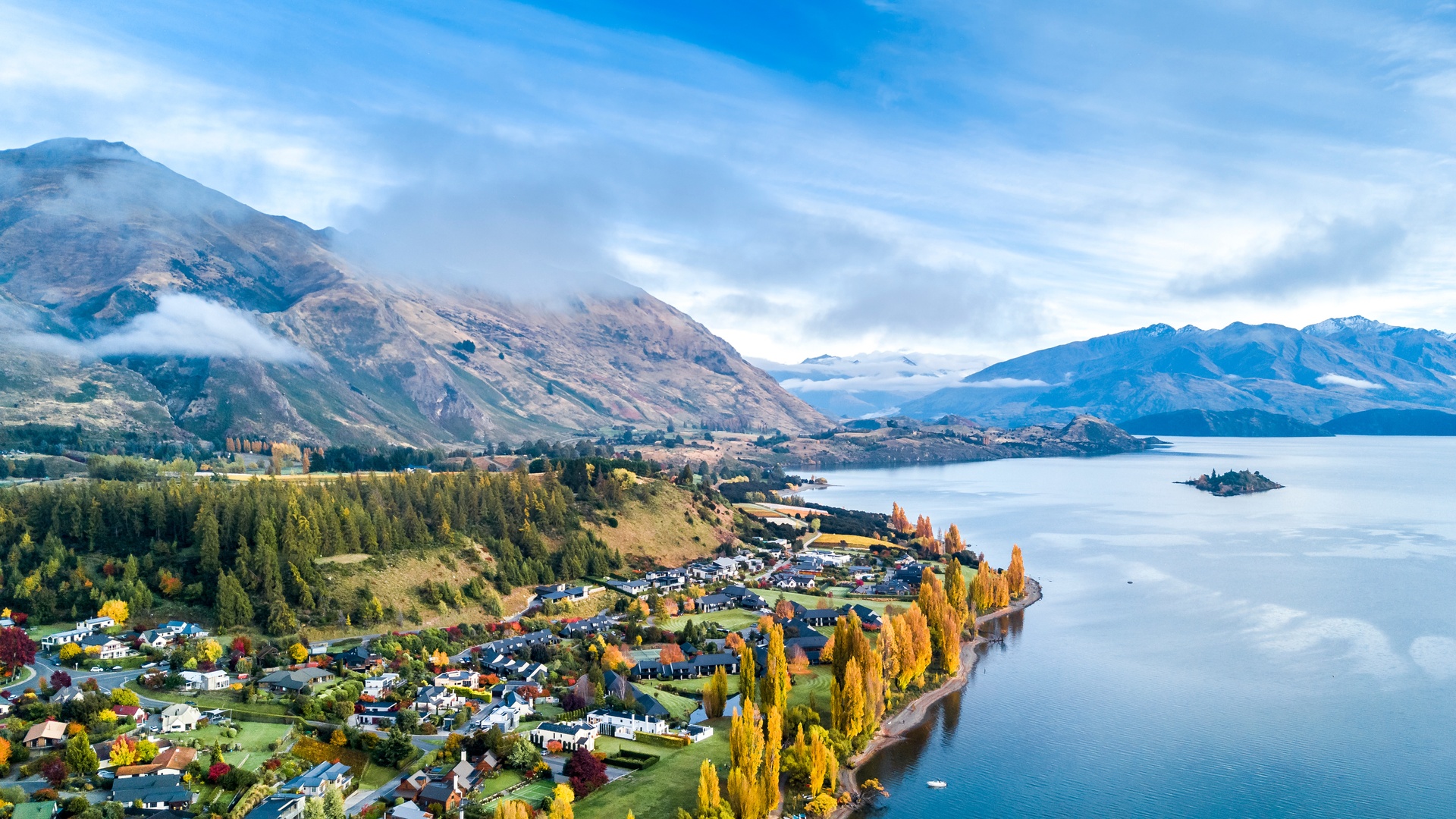 scenic view of Wānaka