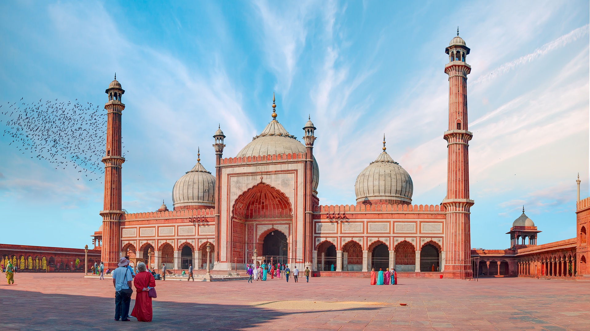 Jama Masjid in Old Delhi, India