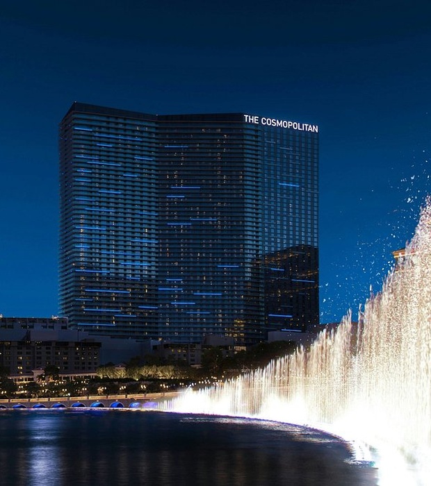 The Cosmopolitan of Las Vegas top view