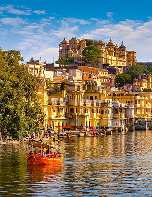 Panoramic view of Jodhpur’s blue city