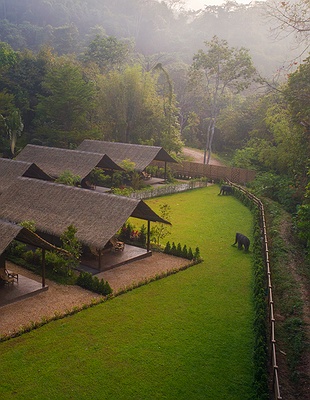 Silavadee Pool Spa Resort located on the cliffs of Koh Samui, Thailand. 