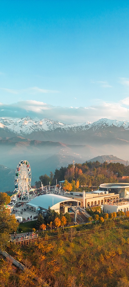 Kok Tobe Hill in Almaty, Kazakhstan