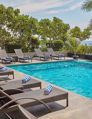 an aerial view of the Bohol Beach Club resort