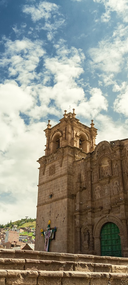 the Cathedral Basilica of Saint Charles Borromeo in Puno, Peru.
