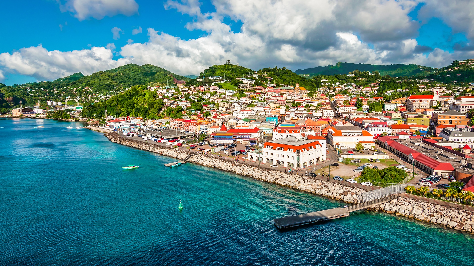 St. George's aerial view