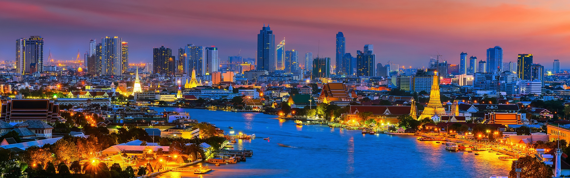 Panoramic view of Bangkok