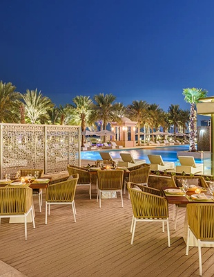 Rixos Marina Abu Dhabi pool view