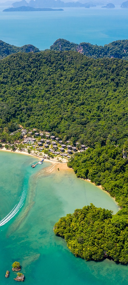 Ko Yao Yai aerial view