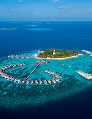 machchafushi island resort and spa maldives aerial view
