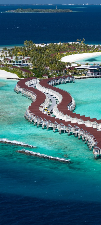 OBLU XPERIENCE Ailafushi full aerial view