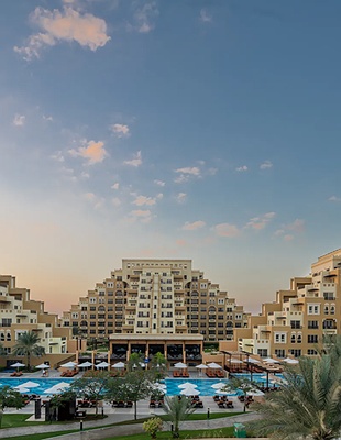 Aerial view of Rixos Bab Al Bahr 