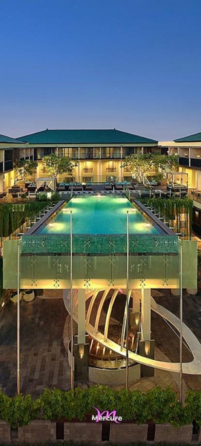 the Mercure Bali Legian hotel in Bali, Indonesia