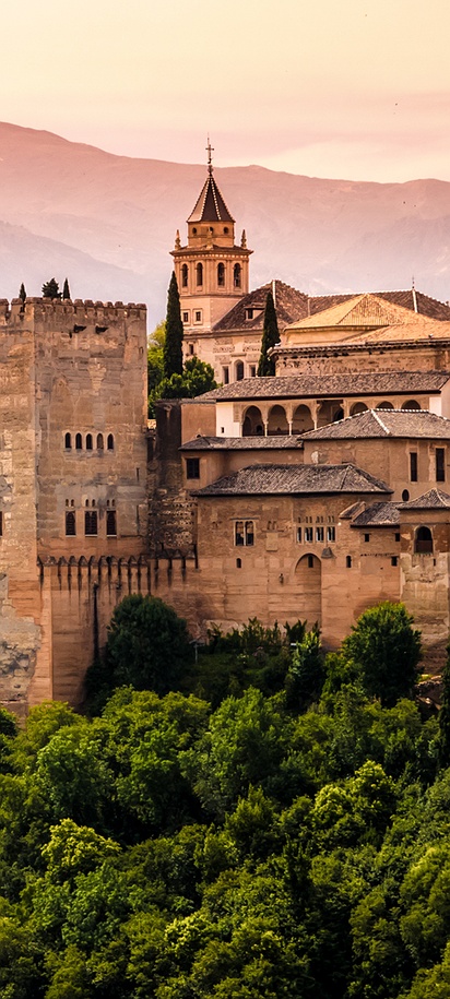 Alhambra in Granada, Spain